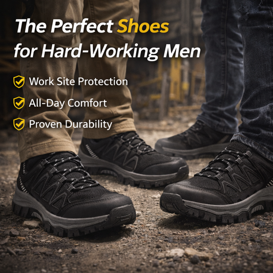 Relievo - Anti-Slip Steel Toe Work Shoes
